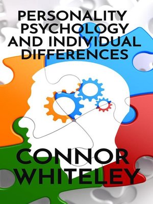 cover image of Personality Psychology and Individual Differences